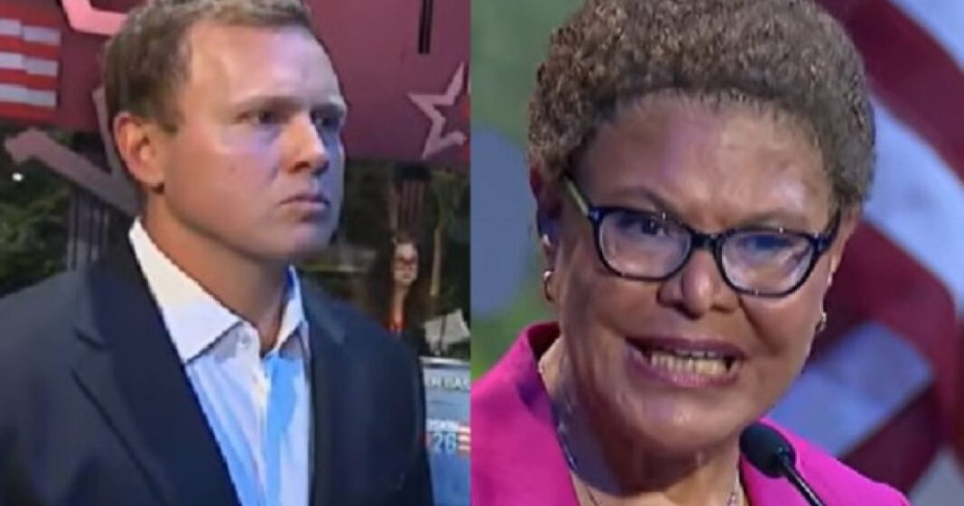 Spencer Pratt lidera a Karen Bass en una nueva encuesta para alcalde de Los Ángeles Spencer Pratt lidera a Karen Bass en una nueva encuesta para alcalde de Los Ángeles